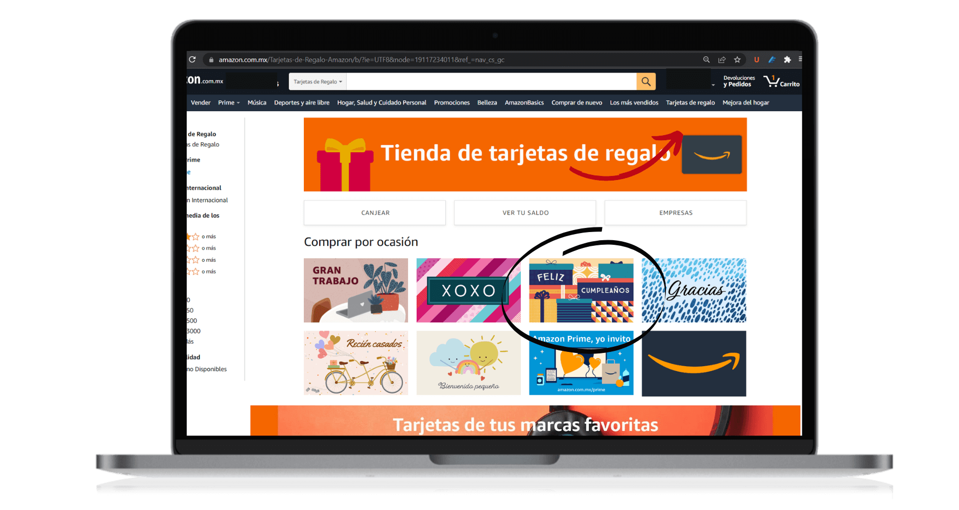 Tarjeta de Regalo Amazon como conseguir en línea y en tiendas